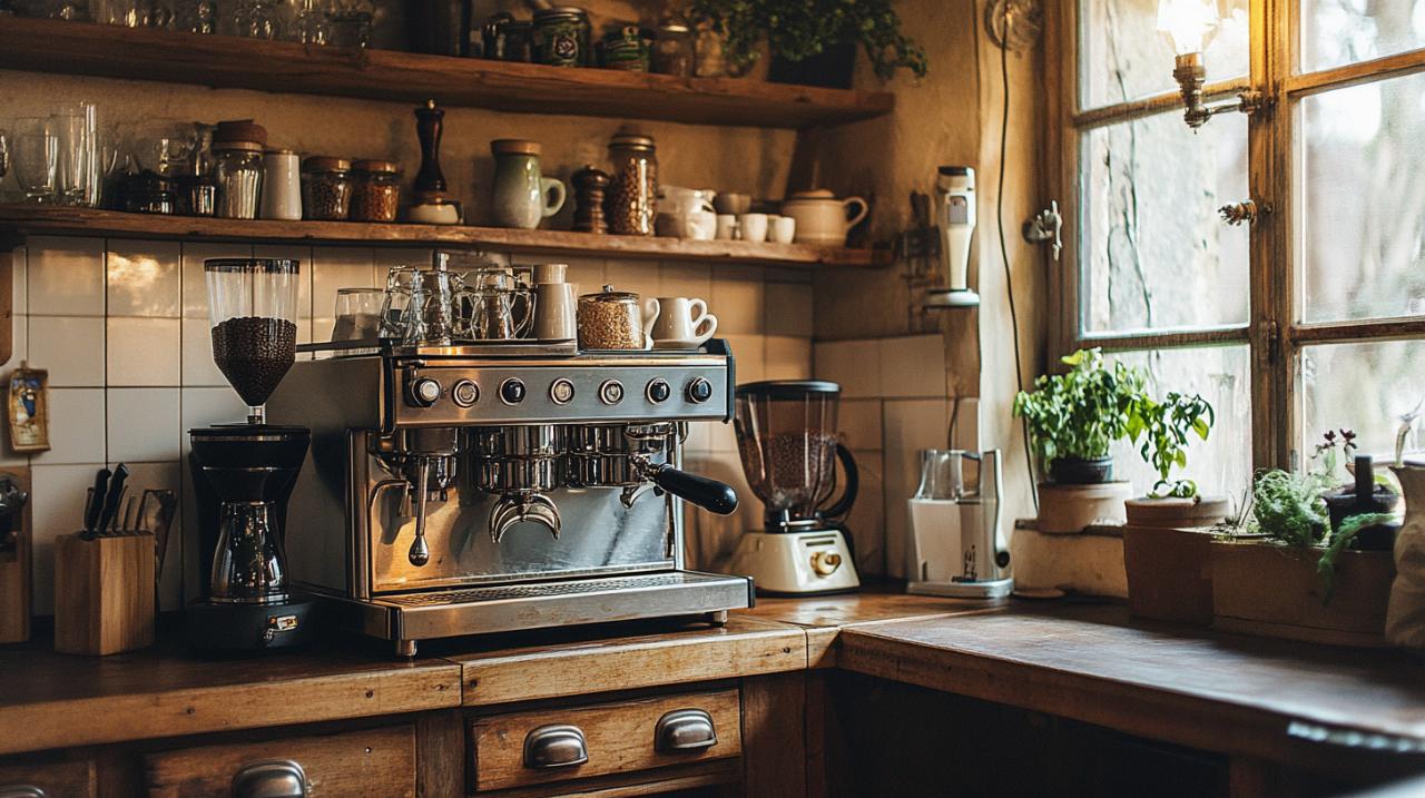 MACHINE A CAFE FAEMA Faemina 60s – 310,00 EUR – Shop Ici Aillleurs : Le trésor vintage des passionnés de caféologie