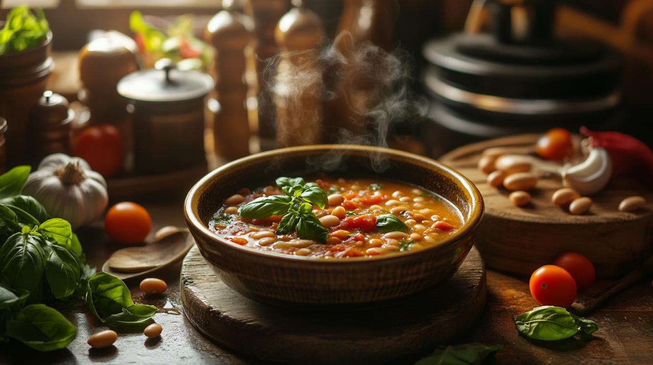 Les origines de la soupe au pistou comparées au minestrone italien